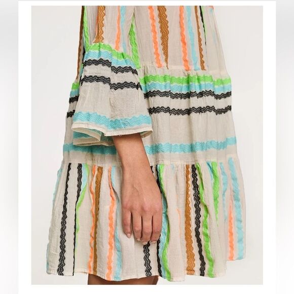 Devotion Twins’ Ella Stripe Jacquard Dress - Picture 3 of 9